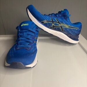 Asics Gel Stratus 3 Knit Vibrant Blue Athletic Sneakers